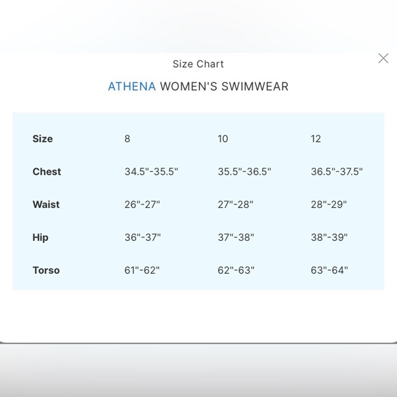 Athena Womens Electric Blue Twist Tie Front Tankini Top Size 10 - Picture 10 of 10